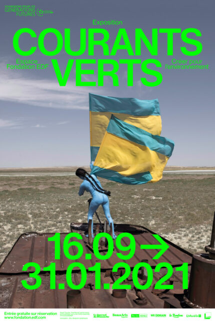 200908_AFFICHE_WEB2 Affiche exposition Courants Verts, créer pour l'environnement du 16 septembre au 31 janvier 2021