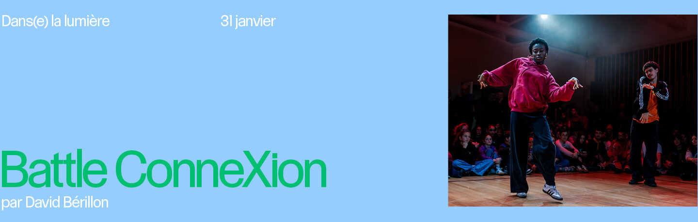 Affiche Battle ConneXion, battle de hip-hop en duo 2 contre 2 pour jeunes danseurs de 15 à 19 ans, le 31 janvier 2026 à Paris